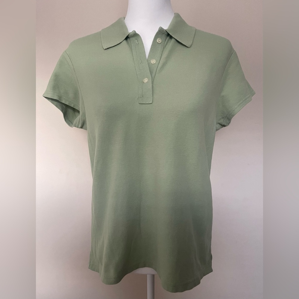 Dunbrooke Women's Sage Polo Shirt, Size M